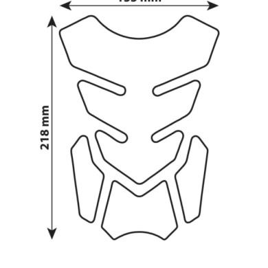 90511-D-01.JPG Pro Tank X2 Protezione Adesiva Per Serbatoio Nero Protezioni Decorazioni