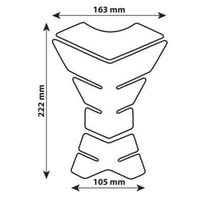 90512-S-01.JPG Pro Tank X3 Protezione Adesiva Per Serbatoio Carbon Protezioni Decorazioni