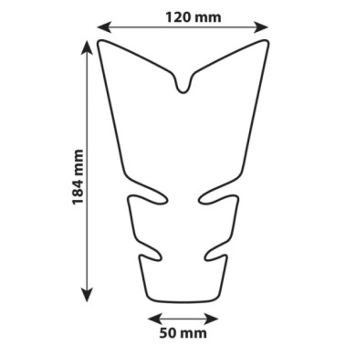 90517-D-01.JPG Pro Tank X5 Protezione Adesiva Per Serbatoio Nero Protezioni Decorazioni