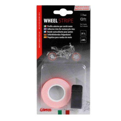 90526-S-01.JPG Wheel Stripe Fluo Profilo Adesivo Per Cerchi Ruota Rosso Decorazione Ruote Protezione/estetica