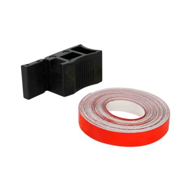 90526-C-01.JPG Wheel Stripe Fluo Profilo Adesivo Per Cerchi Ruota Rosso Decorazione Ruote Protezione/estetica