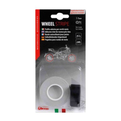 90528-C-01.JPG Wheel Stripe Reflective Profilo Adesivo Per Cerchi Ruota Bianco Decorazione Ruote Protezione/estetica