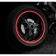 90529-A-02.JPG Wheel Stripe Reflective Profilo Adesivo Per Cerchi Ruota Rosso Decorazione Ruote Protezione/estetica