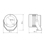 90534-S-01.JPG O Lux Coppia Fari Ausiliari A Led 12v Blu Led Luci Ausiliarie