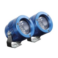 O Lux Coppia Fari Ausiliari A Led 12v Blu Led Luci Ausiliarie