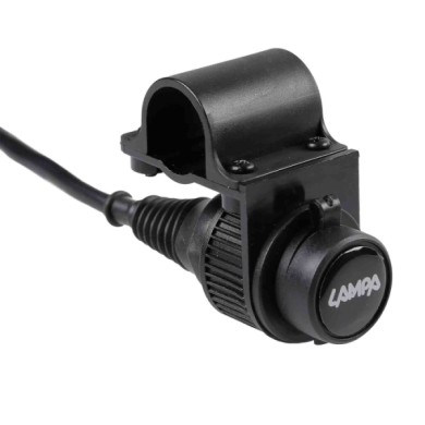 90535-S-02-.JPG Presa Corrente Standard Per Fissaggio A Manubrio 12v 12a Max Prese Spinotti E Prese Corrente