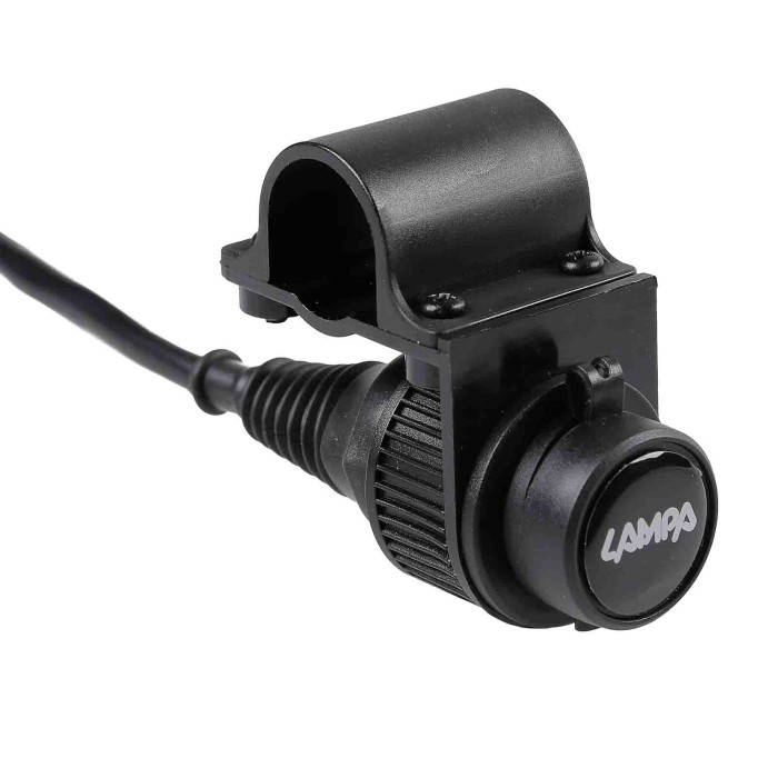 90535-S-02-.JPG Presa Corrente Standard Per Fissaggio A Manubrio 12v 12a Max Prese Spinotti E Prese Corrente