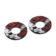 90571-S-01.JPG Donut Off Road Grips Manopole Universali Nero Rosso Manopole