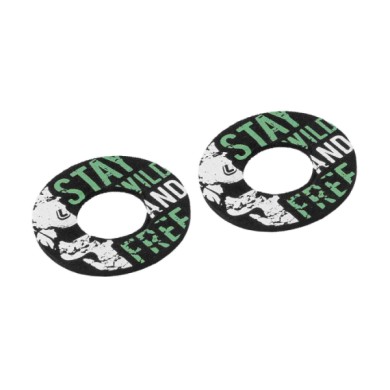 90572-S-01.JPG Donut Off Road Grips Manopole Universali Nero Verde Manopole