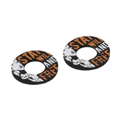 90573-S-01.JPG Donut Off Road Grips Manopole Universali Nero Arancione Manopole