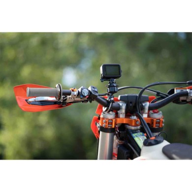 90577-A-01.JPG Donut Off Road Grips Manopole Universali Grigio Arancione Manopole