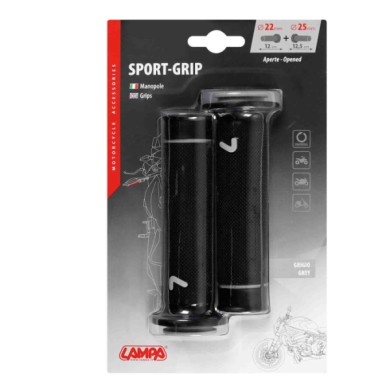 90579-C-01.JPG Sport Grip Manopole Universali Grigio Manopole
