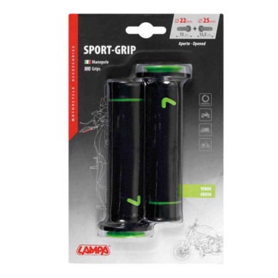 90582-C-01.JPG Sport Grip Manopole Universali Verde Manopole