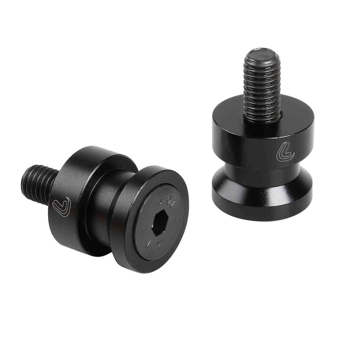 90643-S-02.JPG Coppia Supporti Cavalletto M8x1 25 Mm Nero Cavalletti