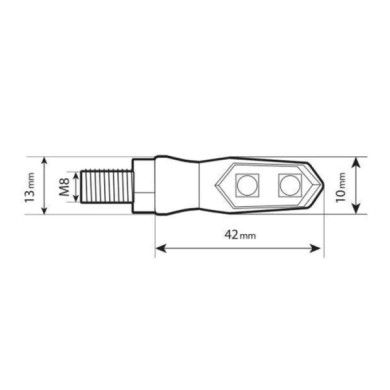 90679-S-01.JPG Nix Indicatori Di Direzione A Led 12v Led Led Indicatori Direzione
