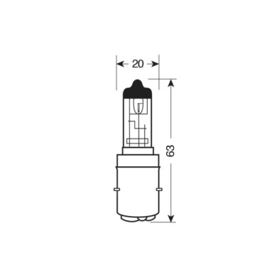 F029.JPG 12v Lampada Alogena Blu Xe S2 35/35w Ba20d 1 Pz D/blister Lampadine Blu Xe Lampa Alogene