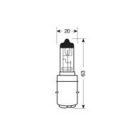 F029.JPG 12v Lampada Alogena Blu Xe S2 35/35w Ba20d 1 Pz D/blister Lampadine Blu Xe Lampa Alogene