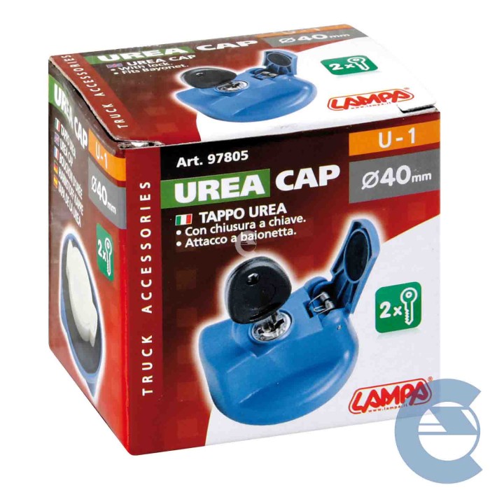 LAMPA-97805-TAPPO-SERBATOIO-(3).jpg U 1 Tappo Serbatoio Urea Ø 40 Mm Tappi Serbatoio Antifurti Camion