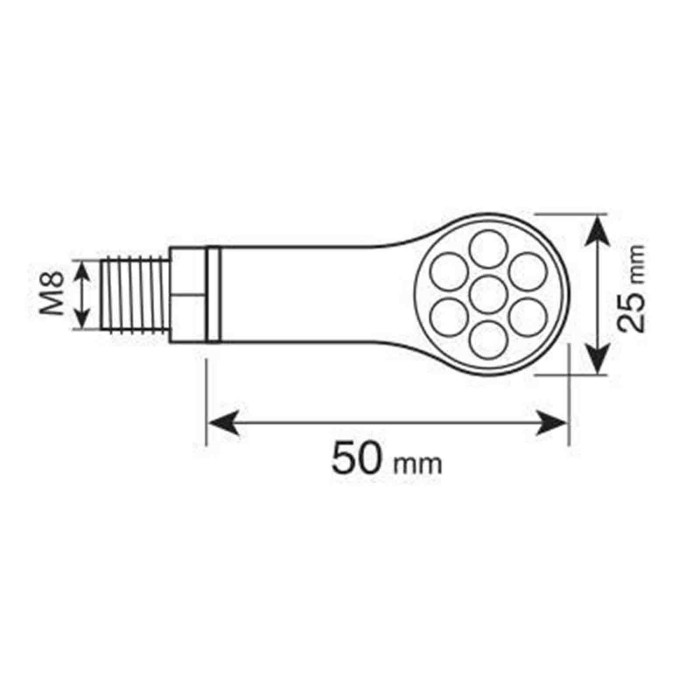 91625-D-01.JPG Magnifier Rear Indicatori Di Direzione A Led E Luce Di Posizione/stop Posteriori 12v Led Led Indicatori Direzione