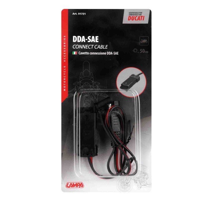 91731-C-01.JPG Cavetto Connessione Dda Sae 60 Cm Caricabatterie Accessori Per Batteria