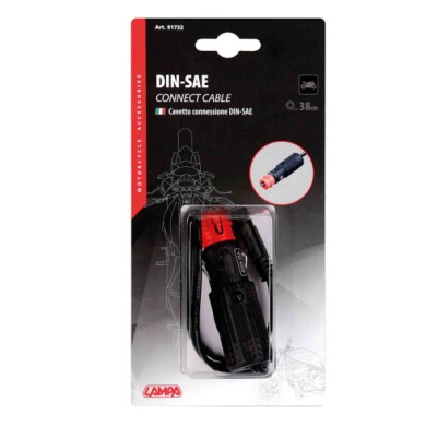 91732-C-01.JPG Cavetto Connessione Din Sae 38 Cm Caricabatterie Accessori Per Batteria