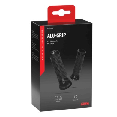 91754-C-01.JPG Alu Grip Manopole Universali Nero Manopole