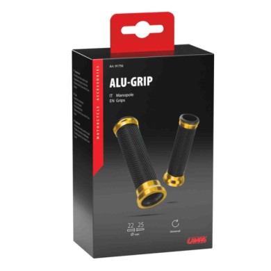 91756-S-01.JPG Alu Grip Manopole Universali Oro Manopole