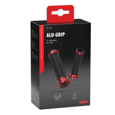 91757-S-01.JPG Alu Grip Manopole Universali Rosso Manopole