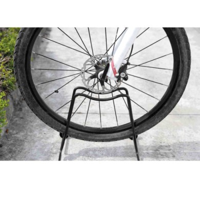 92917-A-01.JPG Stand Portabici Con Rotelle A 1 Posto Ingresso Ruota 6 Cm Parcheggio