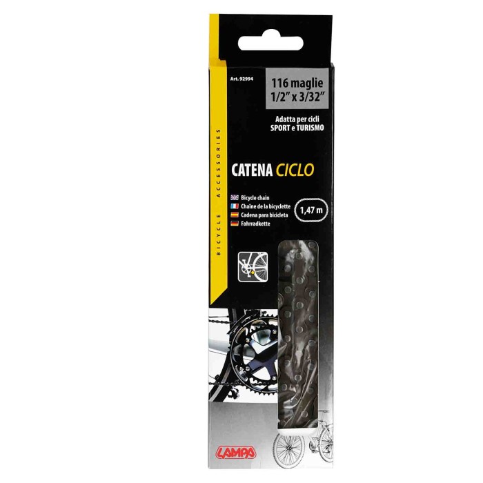 92994-S-01.JPG Catena Ciclo 1/2"x3/32" 116 Maglie Emergenza Riparazione