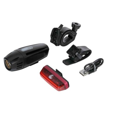 93553-S-02.JPG Power Set Fanale Anteriore + Posteriore A Led Ricaricabili Usb Fanali