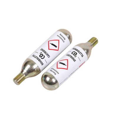94201-C-01.JPG 2 Bombolette Di Ricambio Co2 Kit Riparazione Pneumatici E Compressori Ruote