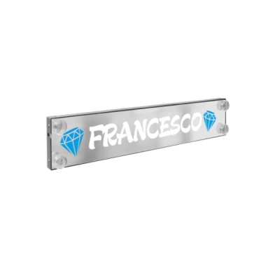 95700-S-02.JPG Laser Mono Tabella Personalizzabile A Led 12/24v 75x13 5 Cm 6 8 Caratteri Tabelle Personalizzabili 12/24v Decoraz