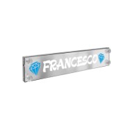 Laser Mono Tabella Personalizzabile A Led 12/24v 75x13 5 Cm 6 8 Caratteri Tabelle Personalizzabili 12/24v Decorazioni Luminose