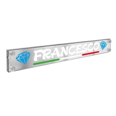 95700-S-02.JPG Laser Mono Flag Tabella Personalizzabile A Led 12/24v 125x13 5 Cm 12 16 Caratteri Tabelle Personalizzabili 12/24v