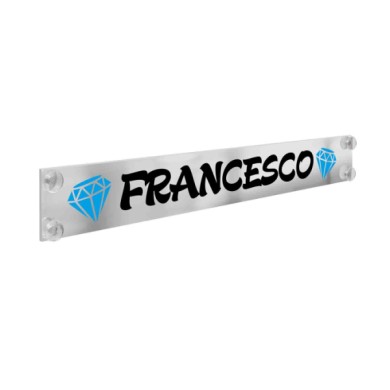 95722-S-01.JPG Mirror Uv Tabella Personalizzabile 100x13 5 Cm 9 11 Caratteri Tabelle Personalizzabili 12/24v Decorazioni Luminos
