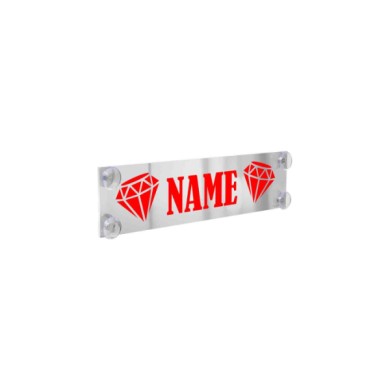 95725-A-01.JPG Plexi Fluo Tabella Personalizzabile 50x13 5 Cm 4 5 Caratteri Tabelle Personalizzabili 12/24v Decorazioni Luminose