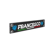 95700-S-02.JPG Carbon Look Mono Flag Tabella Personalizzabile A Led 12/24v 75x13 5 Cm 6 8 Caratteri Tabelle Personalizzabili 12/