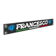 95700-S-02.JPG Carbon Look Mono Flag Tabella Personalizzabile A Led 12/24v 125x13 5 Cm 12 16 Caratteri Tabelle Personalizzabili 