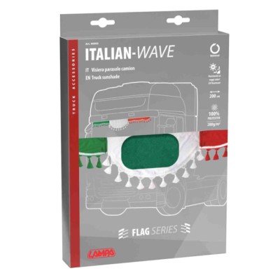 96003-C-01.JPG Italian Wave Fascia Parasole Per Parabrezza Camion Tende Tende