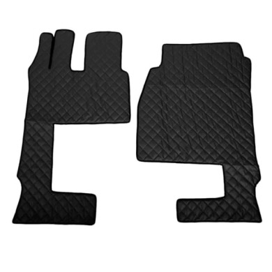 96135-C-01.JPG Coppia Tappeti In Skeentex Nero Mercedes Actros Mp4-actros Mp5-actros Mp5 L Coppia Tappeti Su Misura In Skeentex 