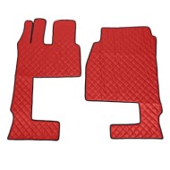 Coppia Tappeti In Skeentex Rosso Mercedes Actros Mp4-actros Mp5-actros Mp5 L Coppia Tappeti Su Misura In Skeentex 96136