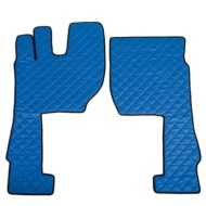 Coppia Tappeti In Skeentex Blu Volvo Fh Aero-fh Serie 4-fh Serie 5 Coppia Tappeti Su Misura In Skeentex