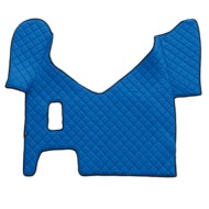 Tappeto Centrale In Skeentex Blu Iveco Stralis-stralis Hi-way Tappeto Centrale Su Misura In Skeentex 96336