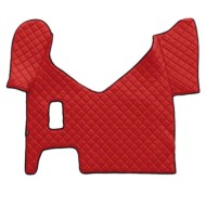 Tappeto Centrale In Skeentex Rosso Iveco Stralis-stralis Hi-way Tappeto Centrale Su Misura In Skeentex 96338