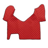 Tappeto Centrale In Skeentex Rosso Iveco Stralis-stralis Hi-way-stralis Xp Tappeto Centrale Su Misura In Skeentex 96344