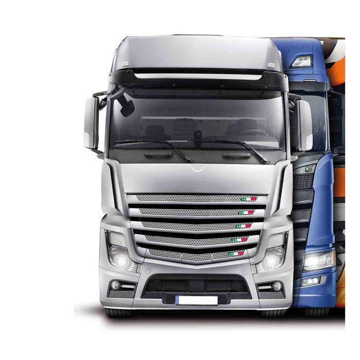 96969-S-01.JPG Bandiera Italia Luminosa A 6 Led 24v Bandiere Ed Emblemi Decorazioni Luminose