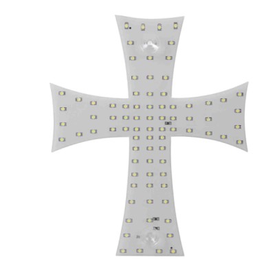 96971-S-03.JPG Croce A Led 24v Bianco Bandiere Ed Emblemi Decorazioni Luminose