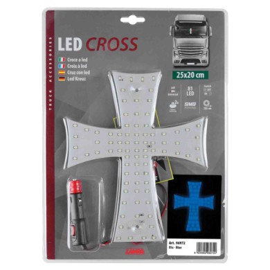 96972-S-02.JPG Croce A Led 24v Blu Bandiere Ed Emblemi Decorazioni Luminose