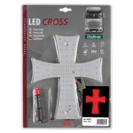 96973-S-02.JPG Croce A Led 24v Rosso Bandiere Ed Emblemi Decorazioni Luminose